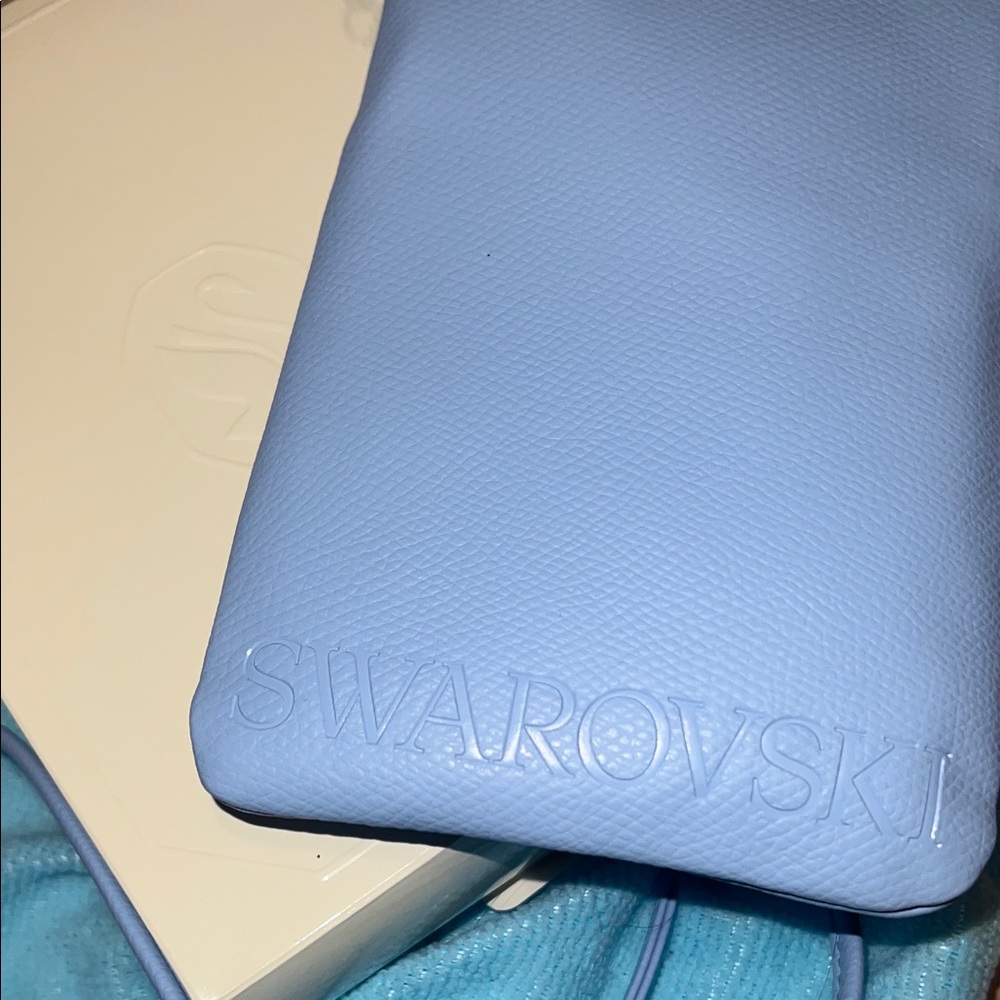 Swarovski Light Blue Travel pouch set